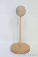 7-8inch/ウィッグスタンド 木製 I-25-05-11-1070-YB-ZI