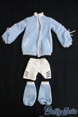 画像1: MSD＆MDD/OF:メランコリック水色ジャージ・ミニ I-25-06-22-3052-TO-ZI