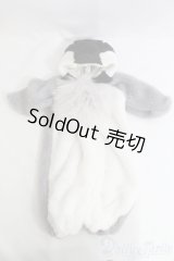 SDM＆MSD/OF:ふかふかペンギンさんパジャマ・ミニ/1/4　40ｃｍ　BJD　MJD　衣装　ドール用 I-25-07-06-2076-KD-ZI
