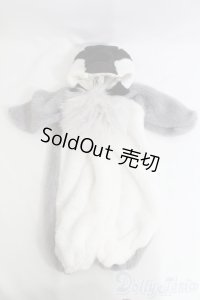 SDM＆MSD/OF:ふかふかペンギンさんパジャマ・ミニ/1/4　40ｃｍ　BJD　MJD　衣装　ドール用 I-25-07-06-2076-KD-ZI