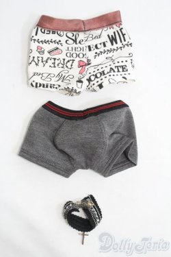 画像2: SD/OF:下着2点+チョーカー/1/3　60ｃｍ　BJD　MJD　衣装　ドール用 I-25-07-06-2061-KD-ZI