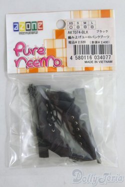 画像1: azoneピュアニーモ/OF:25cmサイズドール　靴　編み上げユーロパンクブーツ/0 I-25-07-06-2097-KD-ZI