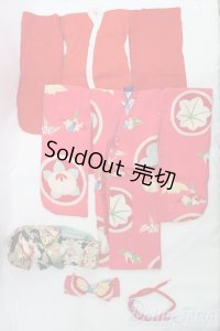 SD/OF:着物セット/1/3　60ｃｍ　BJD　MJD　衣装　ドール用 I-25-07-13-3040-TO-ZI