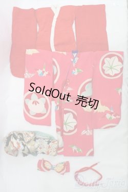 画像1: SD/OF:着物セット/1/3　60ｃｍ　BJD　MJD　衣装　ドール用 I-25-07-13-3040-TO-ZI