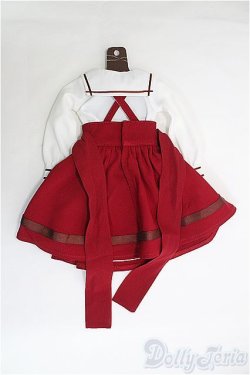 画像2: SDM/OF:ボルドーサスペンダーセット・ミニ/1/4　40ｃｍ　BJD　MJD　衣装　ドール用 I-25-07-27-154-TO-ZI