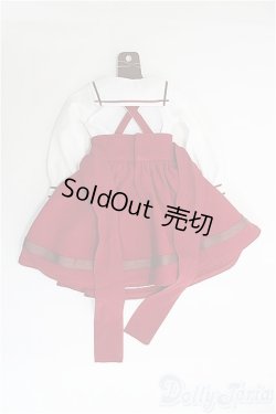 画像2: SDM/OF:ボルドーサスペンダーセット・ミニ/1/4 40cm BJD MJD 衣装 ドール用 I-25-07-27-154-TO-ZI