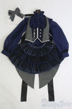 画像1: SD/OF ミスティックブルーローズ(ボークス製)/1/3　60ｃｍ　BJD　MJD　衣装　ドール用 I-25-07-13-2040-TO-ZI