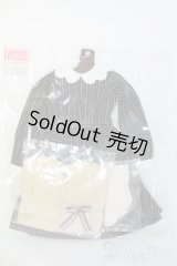 SD/OF ストライプワンピセット クリーム(ボークス)/1/3　60ｃｍ　BJD　MJD　衣装　ドール用 I-25-07-06-1078-TO-ZI