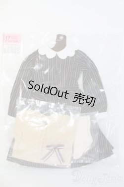 画像1: SD/OF ストライプワンピセット クリーム(ボークス)/1/3　60ｃｍ　BJD　MJD　衣装　ドール用 I-25-07-06-1078-TO-ZI