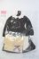 画像1: SD/OF ストライプワンピセット クリーム(ボークス)/1/3　60ｃｍ　BJD　MJD　衣装　ドール用 I-25-07-06-1078-TO-ZI (1)