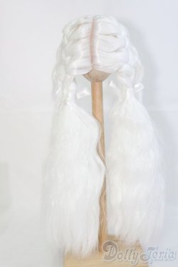 画像2: 9inch/ウィッグ：ドーリーツイン みさんとるーぷ様製/インチ　BJD　MJD　ドール用 I-25-07-06-1057-YB-ZI
