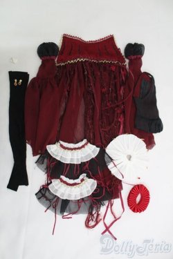 画像1: 1/4サイズドール/OF:衣装セット　Coral Reef Doll製　Queen Dress Set: Red/0 I-25-07-13-1024-KD-ZI