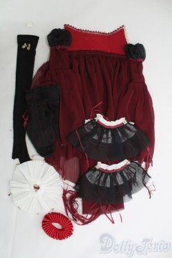 画像2: 1/4サイズドール/OF:衣装セット　Coral Reef Doll製　Queen Dress Set: Red/0 I-25-07-13-1024-KD-ZI