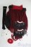 画像2: 1/4サイズドール/OF:衣装セット　Coral Reef Doll製　Queen Dress Set: Red/0 I-25-07-13-1024-KD-ZI (2)