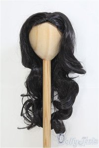 9-10inch/ウィッグ　フェミニンカールロング　BJD　MJD　ドール用 I-25-07-27-398-KD-ZI
