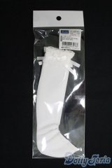 SDM/レース付きソックス（白）・ミニ/1/4　40ｃｍ　BJD　MJD　衣装　ドール用 I-25-07-20-185-KD-ZI