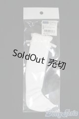 SDM/レース付きソックス（白）・ミニ/1/4　40ｃｍ　BJD　MJD　衣装　ドール用 I-25-07-20-185-KD-ZI