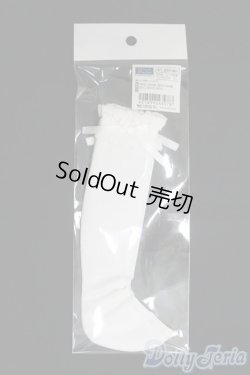 画像1: SDM/レース付きソックス（白）・ミニ/1/4　40ｃｍ　BJD　MJD　衣装　ドール用 I-25-07-20-185-KD-ZI