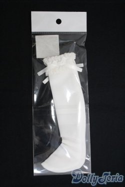 画像2: SDM/レース付きソックス（白）・ミニ/1/4　40ｃｍ　BJD　MJD　衣装　ドール用 I-25-07-20-185-KD-ZI