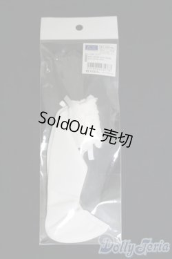 画像1: SDM/レース付きソックス（白）・ミニ/1/4　40ｃｍ　BJD　MJD　衣装　ドール用 I-25-07-20-184-KD-ZI