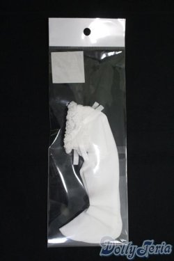 画像2: SDM/レース付きソックス（白）・ミニ/1/4　40ｃｍ　BJD　MJD　衣装　ドール用 I-25-07-20-184-KD-ZI