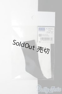 幼SD/OF:ハイソックスセット（白＆黒）ちび/1/6　30ｃｍ　BJD　MJD　衣装　ドール用 I-25-07-20-181-KD-ZI