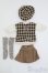 画像1: 幼SD/OF:衣装セット/1/6　30ｃｍ　BJD　MJD　衣装　ドール用 I-25-07-20-395-KD-ZI (1)