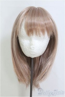 画像1: 8-9inch/ウィッグ：ロンシュカ様　レディセミロング/インチ　BJD　MJD　ドール用 I-25-07-27-108-KD-ZI