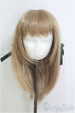 画像1: 8-9inch/ウィッグ：ロンシュカ様　スイートセミロング/インチ　BJD　MJD　ドール用 I-25-07-27-105-KD-ZI