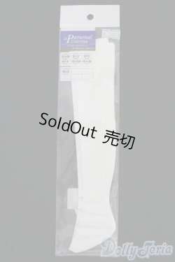 画像1: SD/OF：ソックス（白・半光沢）/1/3　60ｃｍ　BJD　MJD　衣装　ドール用 I-25-07-27-050-KD-ZI