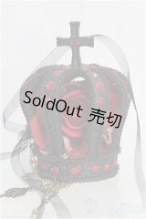 SD/OF:小物 金針水晶様製　かぼちゃ型クラウン　王冠 I-25-07-27-349-KD-ZI