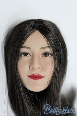 画像1: VERY COOL/1/6スケール植毛女性ヘッド　FX08-B I-25-07-27-319-KD-ZI