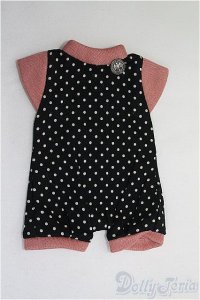 幼SD/OF:水玉ロンパース/1/6　30ｃｍ　BJD　MJD　衣装　ドール用 I-25-08-03-143-KD-ZI