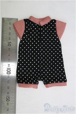 画像2: 幼SD/OF:水玉ロンパース/1/6　30ｃｍ　BJD　MJD　衣装　ドール用 I-25-08-03-143-KD-ZI