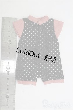 画像2: 幼SD/OF:水玉ロンパース/1/6　30ｃｍ　BJD　MJD　衣装　ドール用 I-25-08-03-143-KD-ZI
