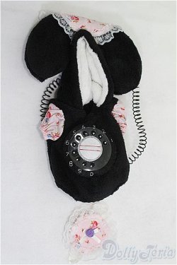 画像1: 幼SD/OF:衣装セット　VOLKS　なつかしの黒電話/1/6　30ｃｍ　BJD　MJD　衣装　ドール用 I-25-08-03-119-KD-ZI