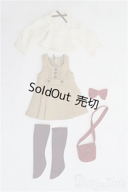 画像1: 幼SD/OF:スイートレトロワンピースセット　VOLKS/1/6　30ｃｍ　BJD　MJD　衣装　ドール用 I-25-08-03-097-KD-ZI