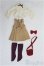 画像1: 幼SD/OF:スイートレトロワンピースセット　VOLKS/1/6　30ｃｍ　BJD　MJD　衣装　ドール用 I-25-08-03-097-KD-ZI (1)