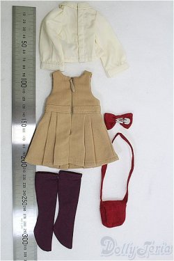 画像2: 幼SD/OF:スイートレトロワンピースセット　VOLKS/1/6　30ｃｍ　BJD　MJD　衣装　ドール用 I-25-08-03-097-KD-ZI