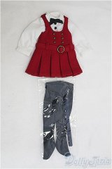幼SD/OF:ジャンパースカートコーデ/1/6　30ｃｍ　BJD　MJD　衣装　ドール用 I-25-08-03-096-KD-ZI