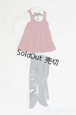 画像1: 幼SD/OF:ジャンパースカートコーデ/1/6　30ｃｍ　BJD　MJD　衣装　ドール用 I-25-08-03-096-KD-ZI