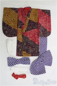 幼SD/OF：着物セット/1/6　30ｃｍ　BJD　MJD　衣装　ドール用 I-25-08-03-091-KD-ZI