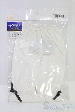 画像1: SD/OF:ドロワーズ（白・黒リボン）VOLKS製/1/3　60ｃｍ　BJD　MJD　衣装　ドール用 I-25-08-03-072-KD-ZI