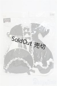 SD/OF:クラシカルレースアップロリータ（ノワール）/1/3　60ｃｍ　BJD　MJD　衣装　ドール用 I-25-08-03-070-KD-ZI