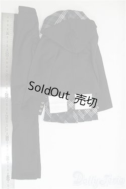 画像2: SDGrB＆SD13男の子/OF:チェックフードジャケットセット　VOLKS/1/3　65ｃｍ　BJD　MJD　衣装　ドール用 I-25-08-03-058-KD-ZI