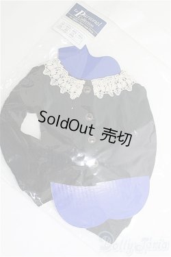 画像1: SD/OF:カーディガン（黒・襟フリル）　VOLKS製/1/3　60ｃｍ　BJD　MJD　衣装　ドール用 I-25-08-03-039-KD-ZI