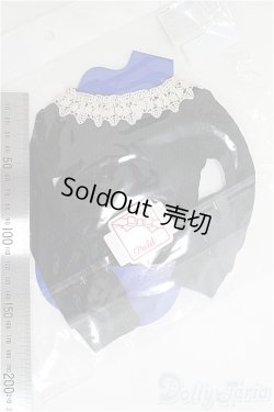 画像2: SD/OF:カーディガン（黒・襟フリル）　VOLKS製/1/3　60ｃｍ　BJD　MJD　衣装　ドール用 I-25-08-03-039-KD-ZI