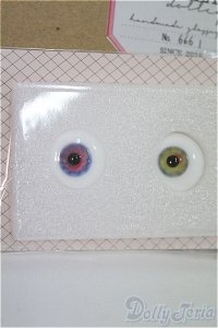 17.9mm×17.3mm/GOLEM様製グラスアイ/ドール用　アイ I-25-08-03-218-KD-ZI