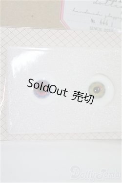 画像1: 17.9mm×17.3mm/GOLEM様製グラスアイ/ドール用　アイ I-25-08-03-218-KD-ZI