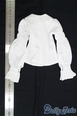画像2: SD/OF ブラウス(白・ロリータ)　VOLKS/1/3　60ｃｍ　BJD　MJD　衣装　ドール用 I-25-08-03-217-KD-ZI